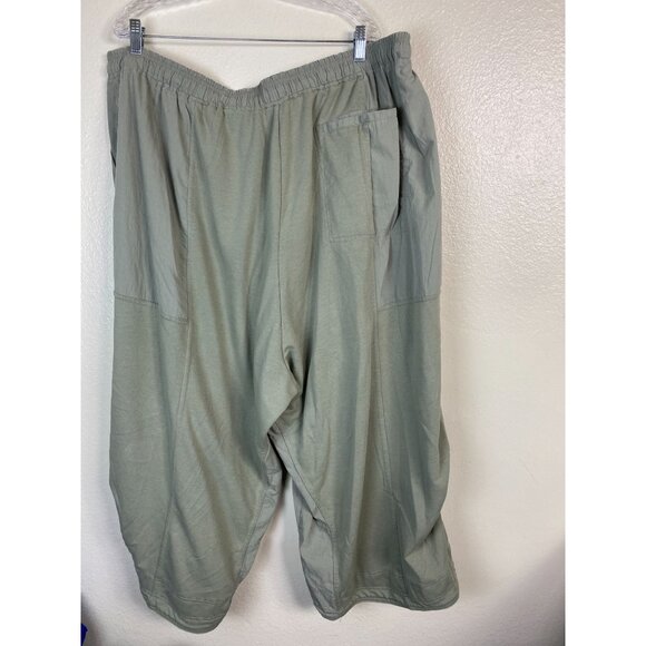 Anthropologie Daily Practice Relaxed Fit Drawstring Capri Pants Plus size  3X - Picture 14 of 16